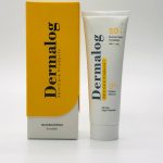 کرم ضدآفتاب درمالوگ بی رنگ SPF 50 فاقد چربی 50 میلی لیتر