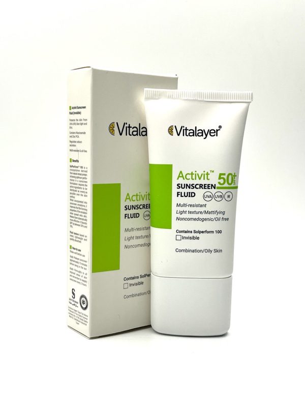 کرم ضد آفتاب پوست چرب اکتی ویت ویتالیر (50 میلی لیتر)